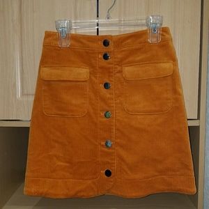 LOFT corduroy skirt
